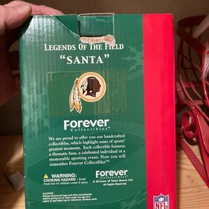 Redskins Santa figurine